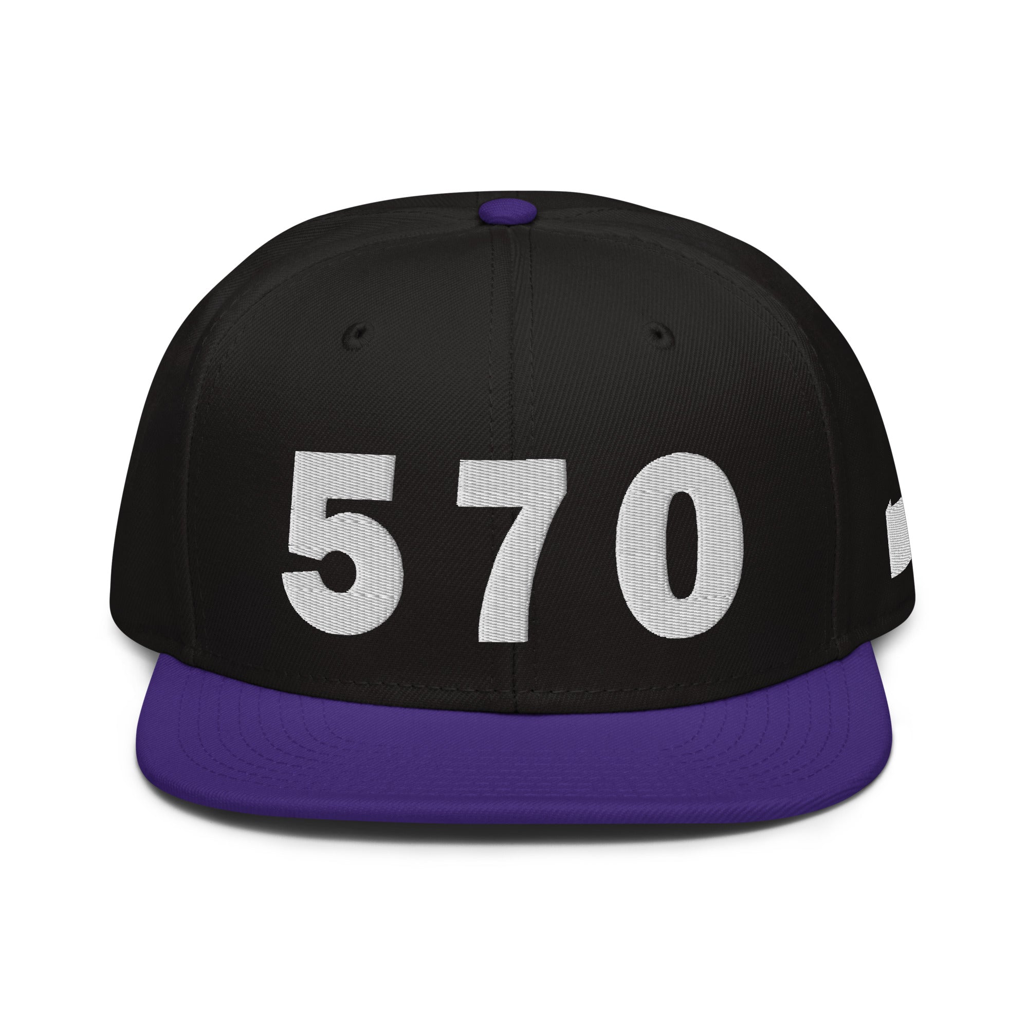 570 Area Code Snapback Hat