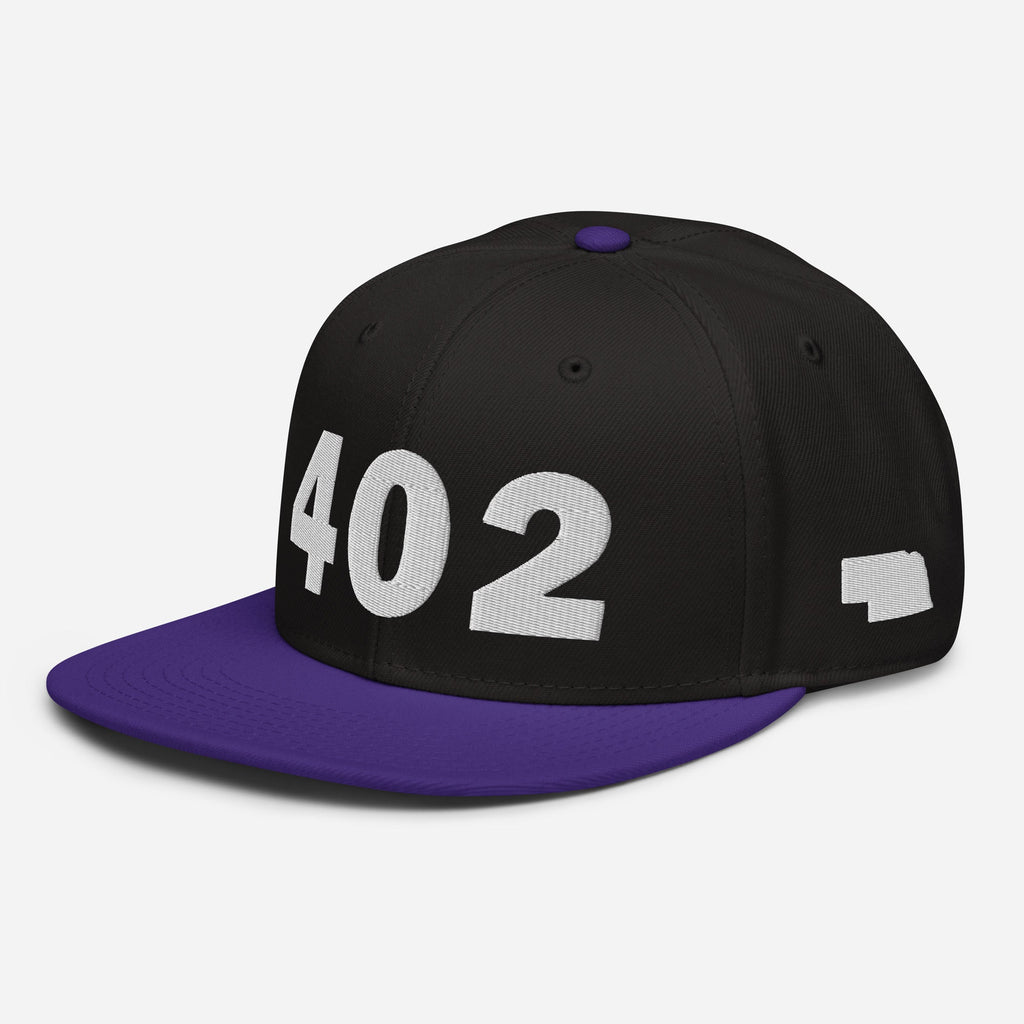 402 Area Code Snapback Hat