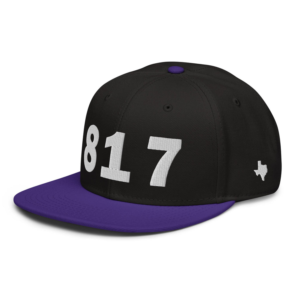 817 Area Code Snapback Hat