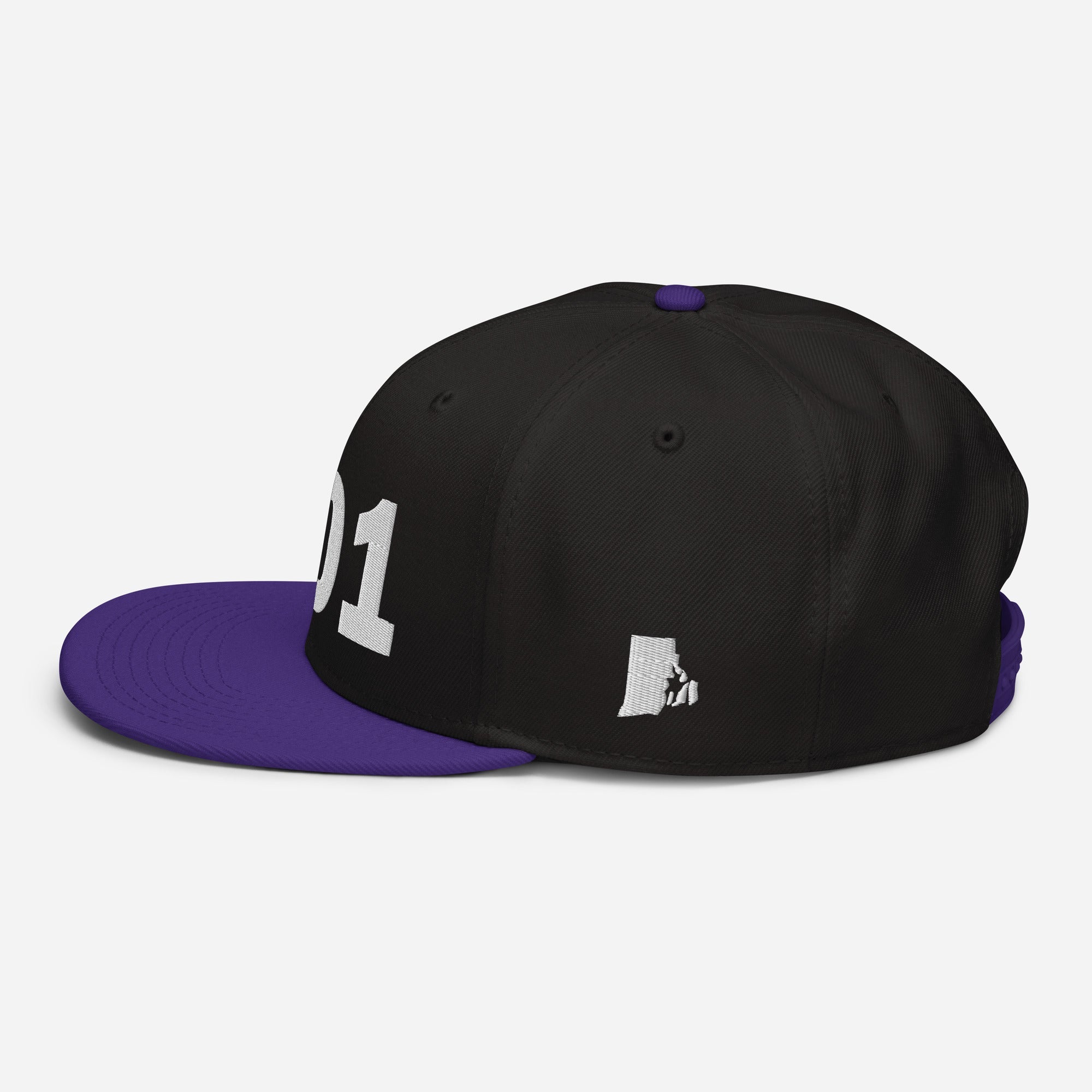 401 Area Code Snapback Hat