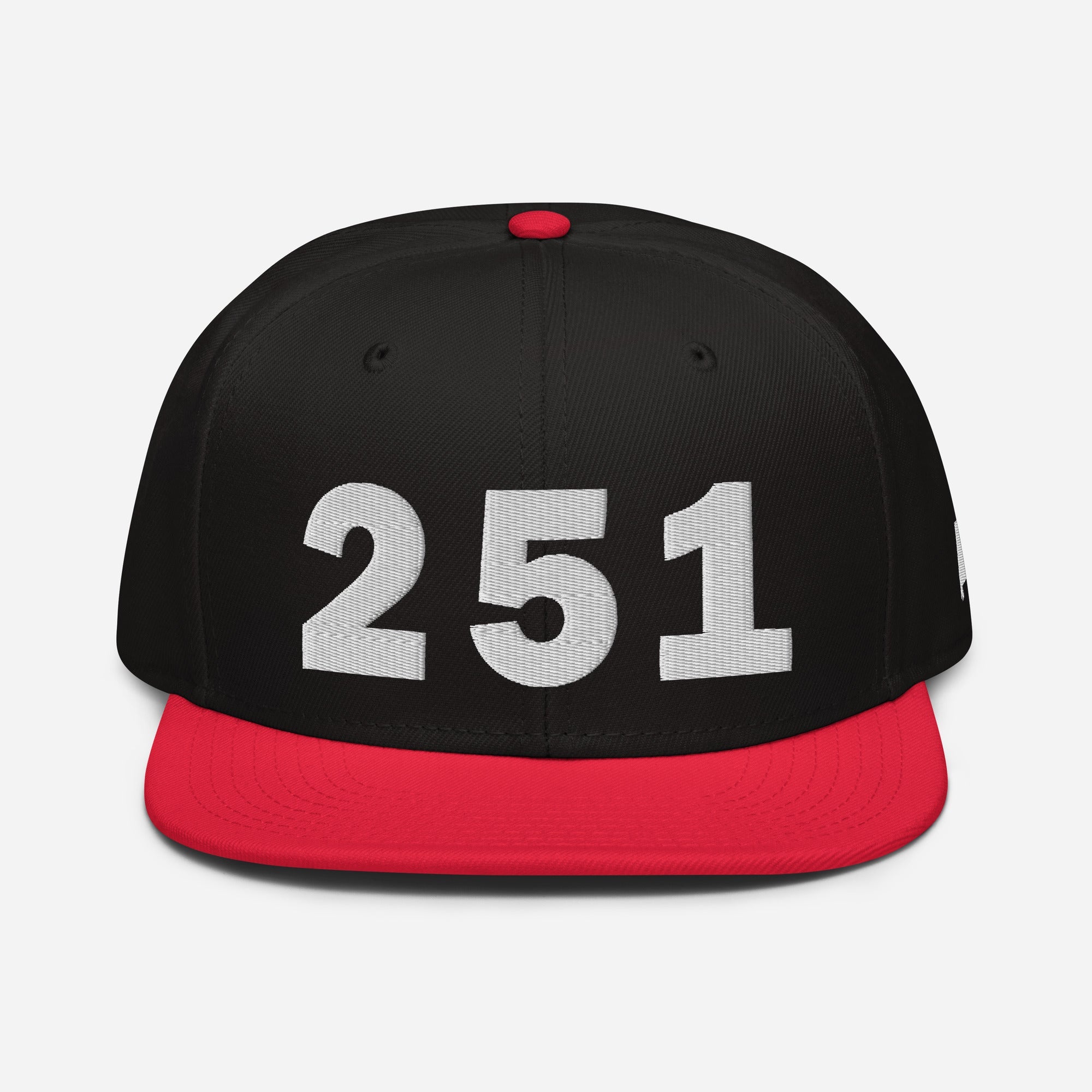 251 Area Code Snapback Hat