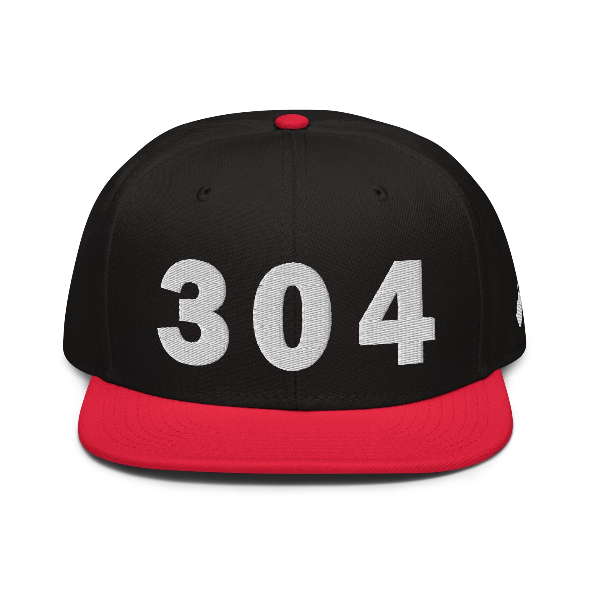 304 Area Code Snapback Hat