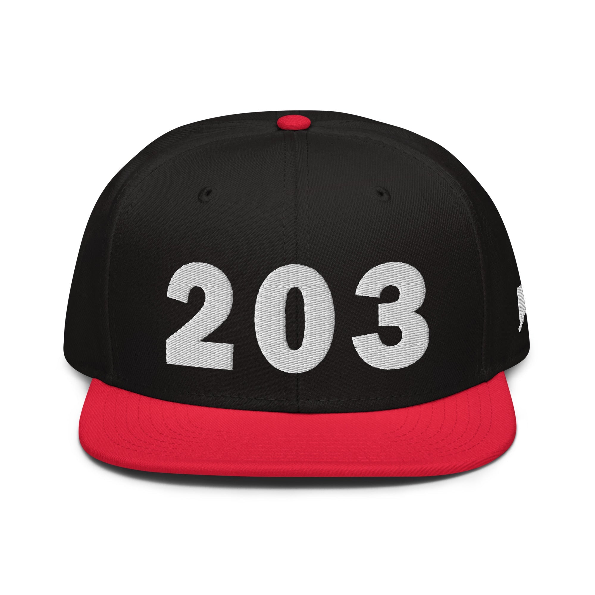 203 Area Code Snapback Hat