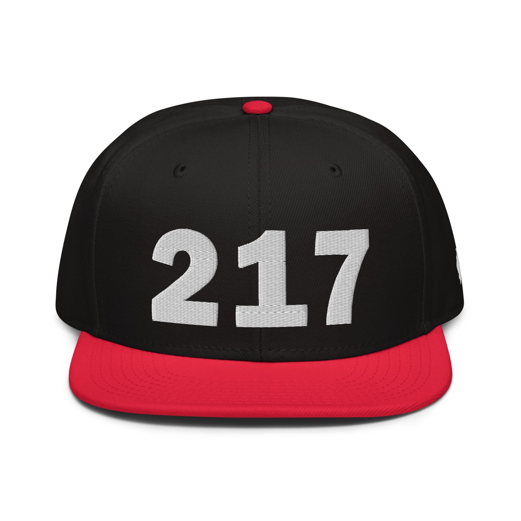 217 Area Code Snapback Hat
