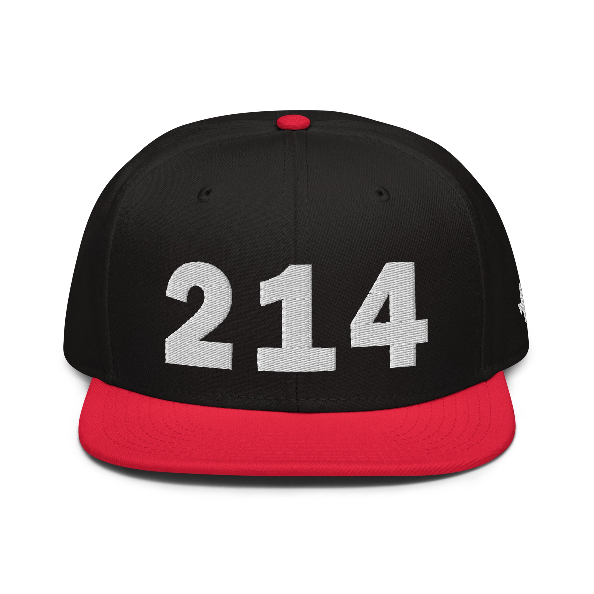 214 Area Code Snapback Hat
