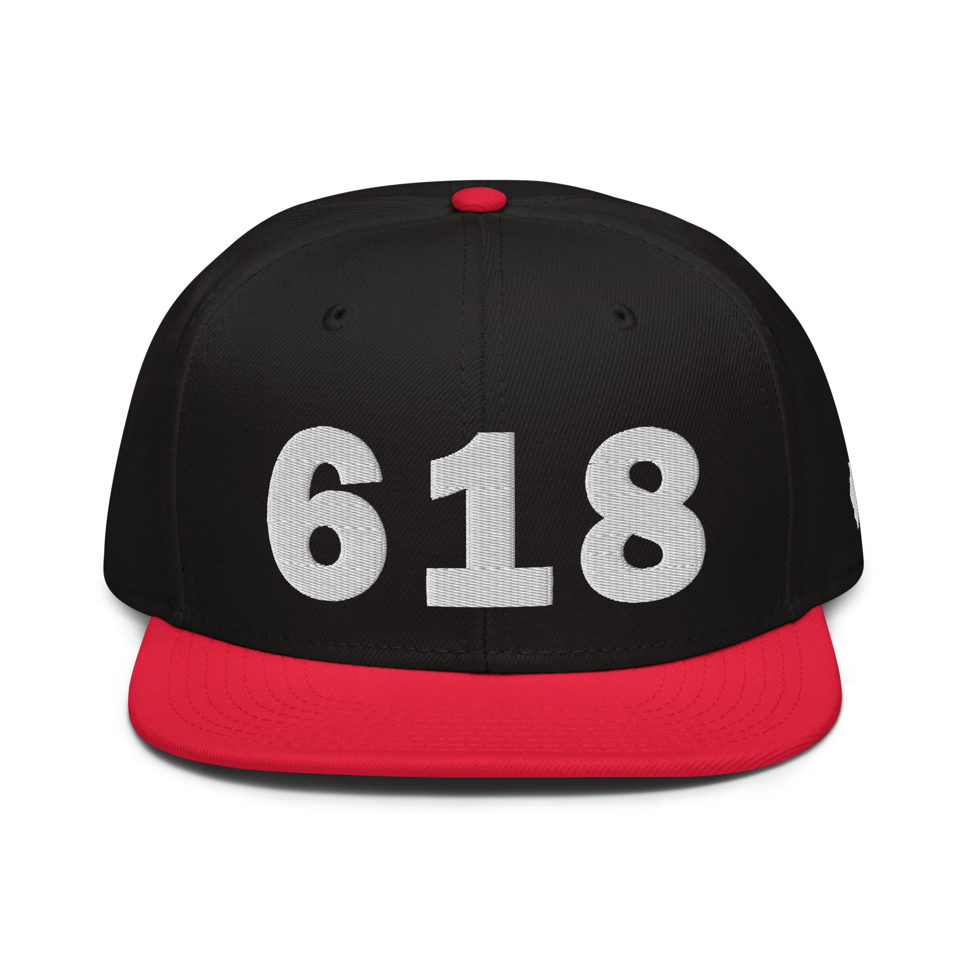 618 Area Code Snapback Hat