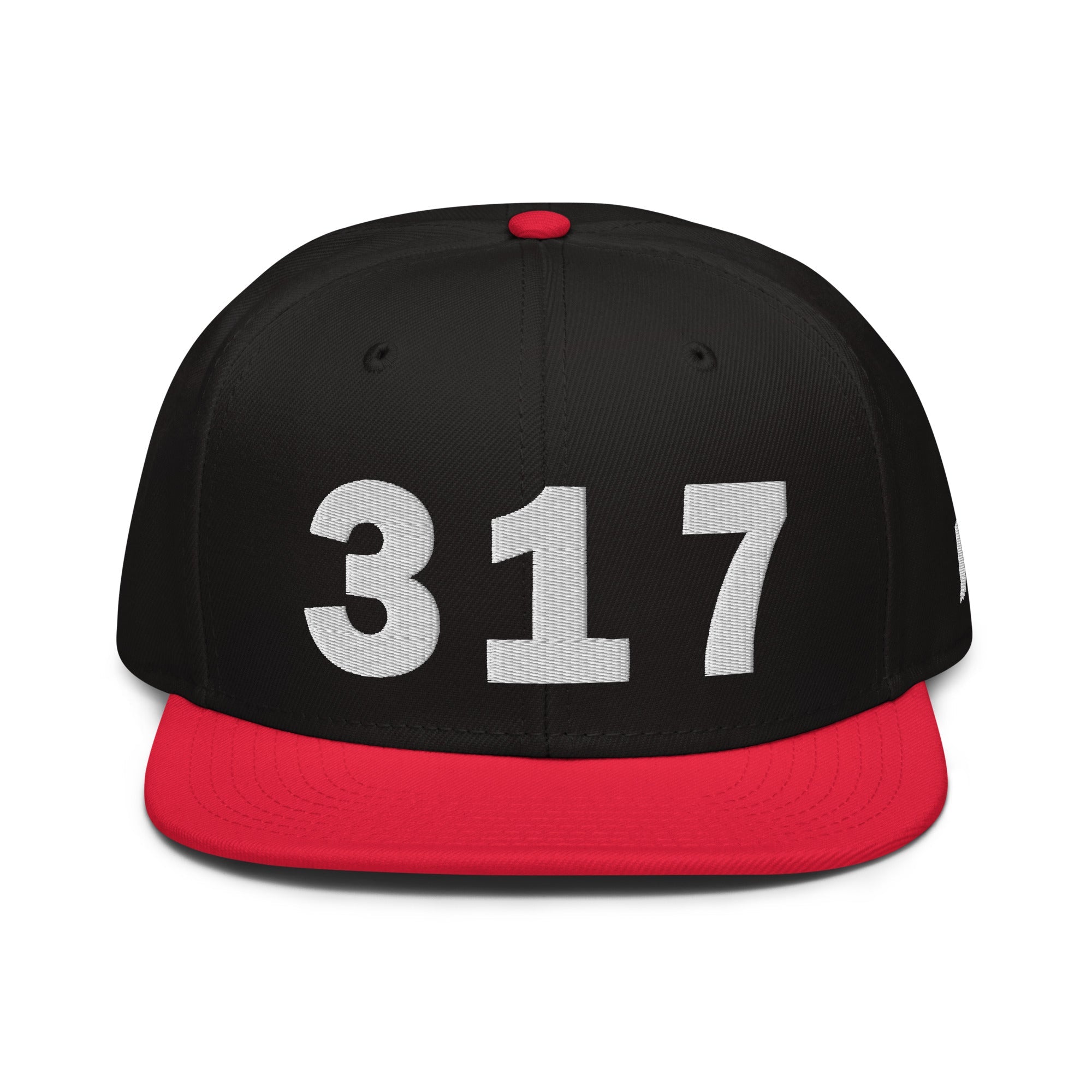 317 Area Code Snapback Hat