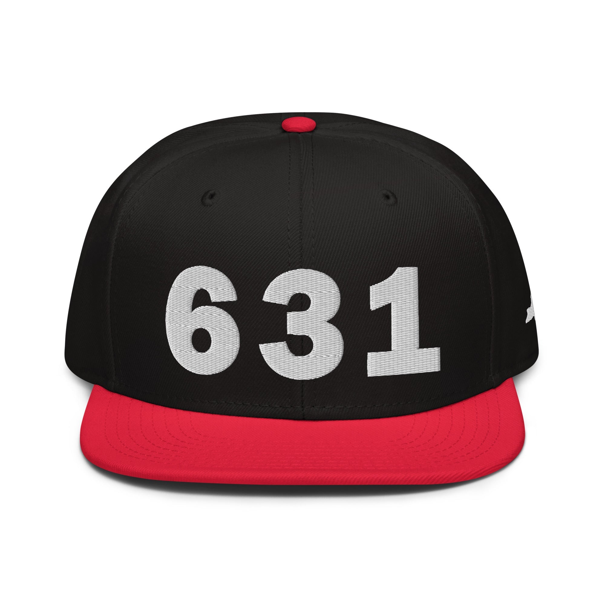 631 Area Code Snapback Hat