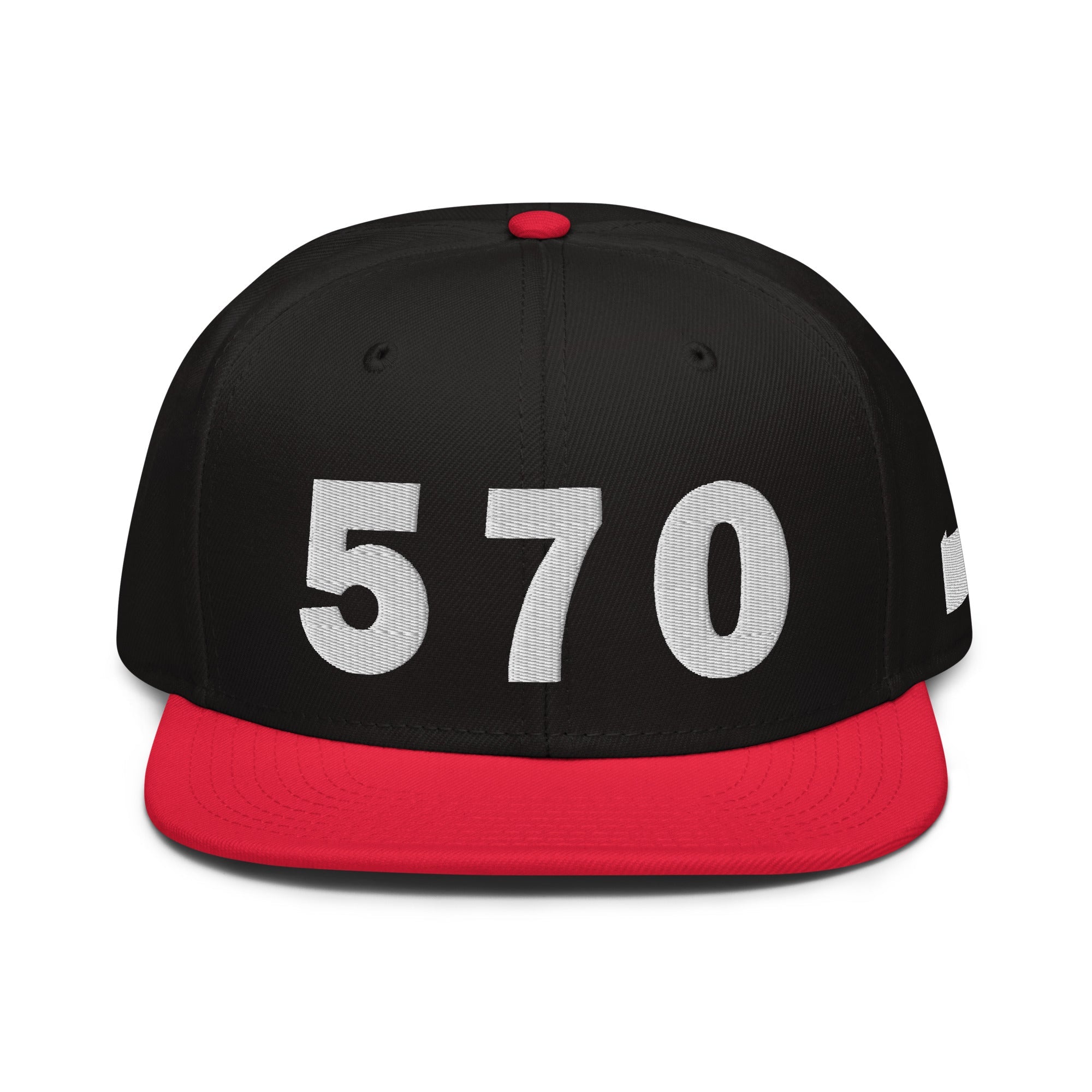 570 Area Code Snapback Hat