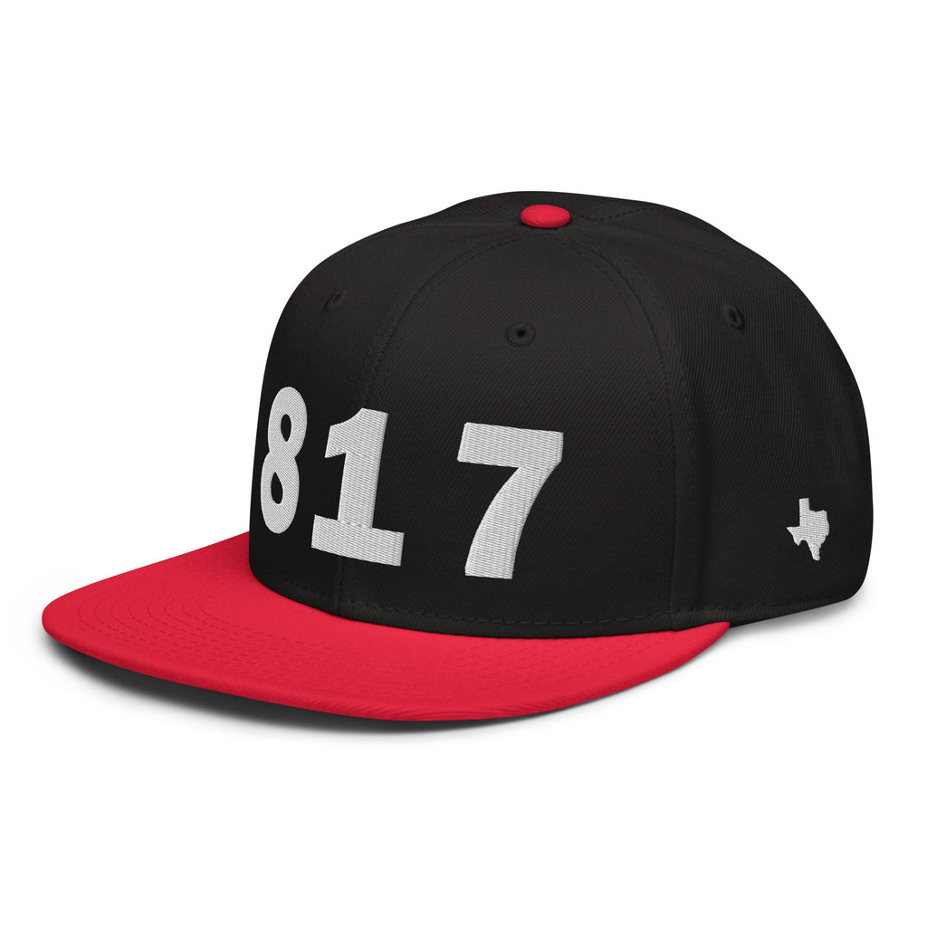 817 Area Code Snapback Hat