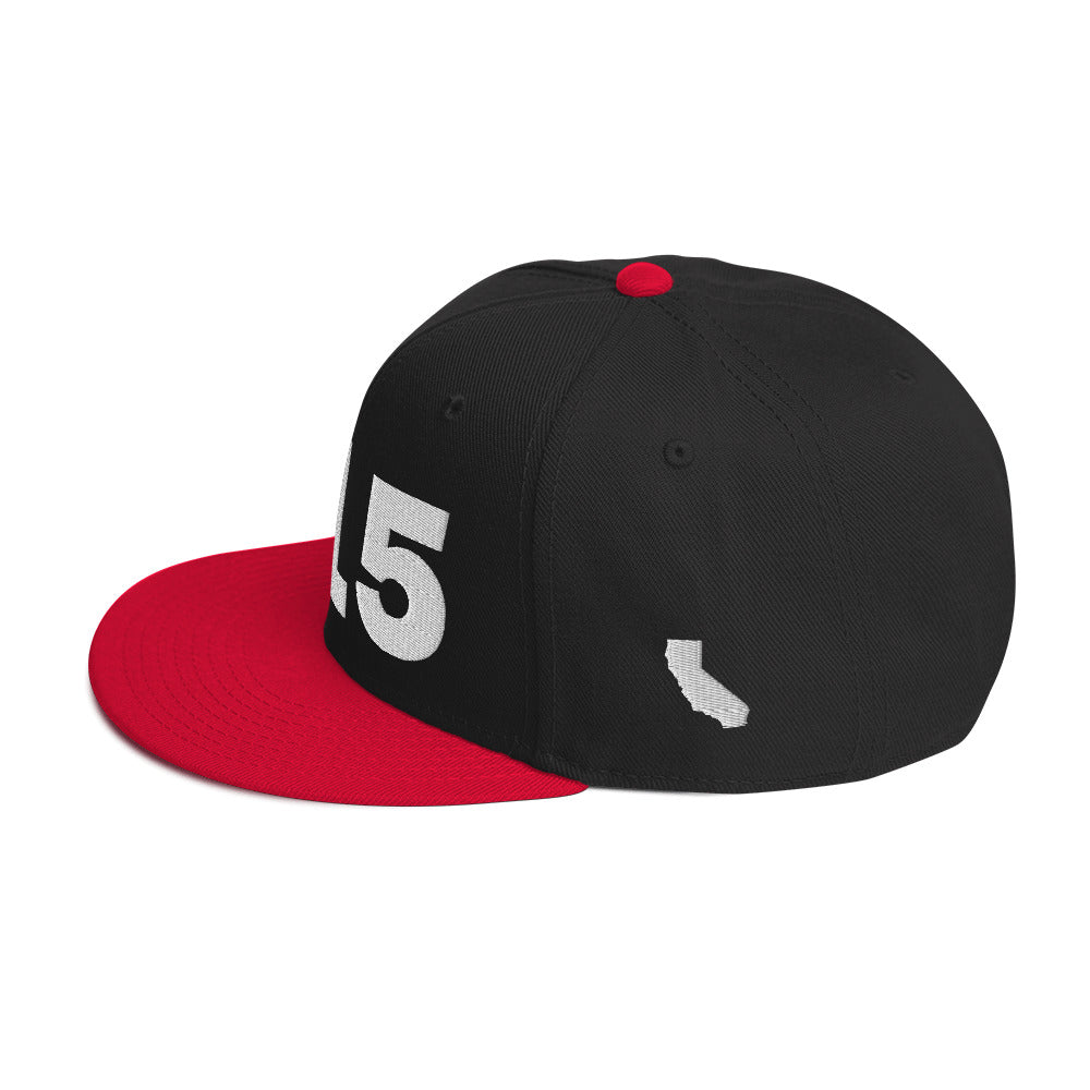 415 Area Code Snapback Hat