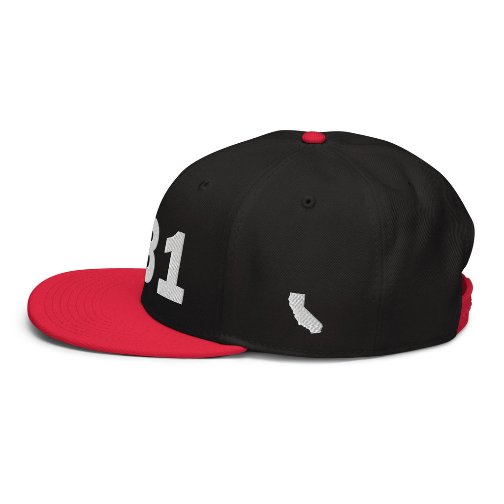 831 Area Code Snapback Hat