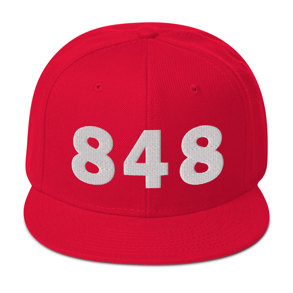 848 Area Code Snapback Hat