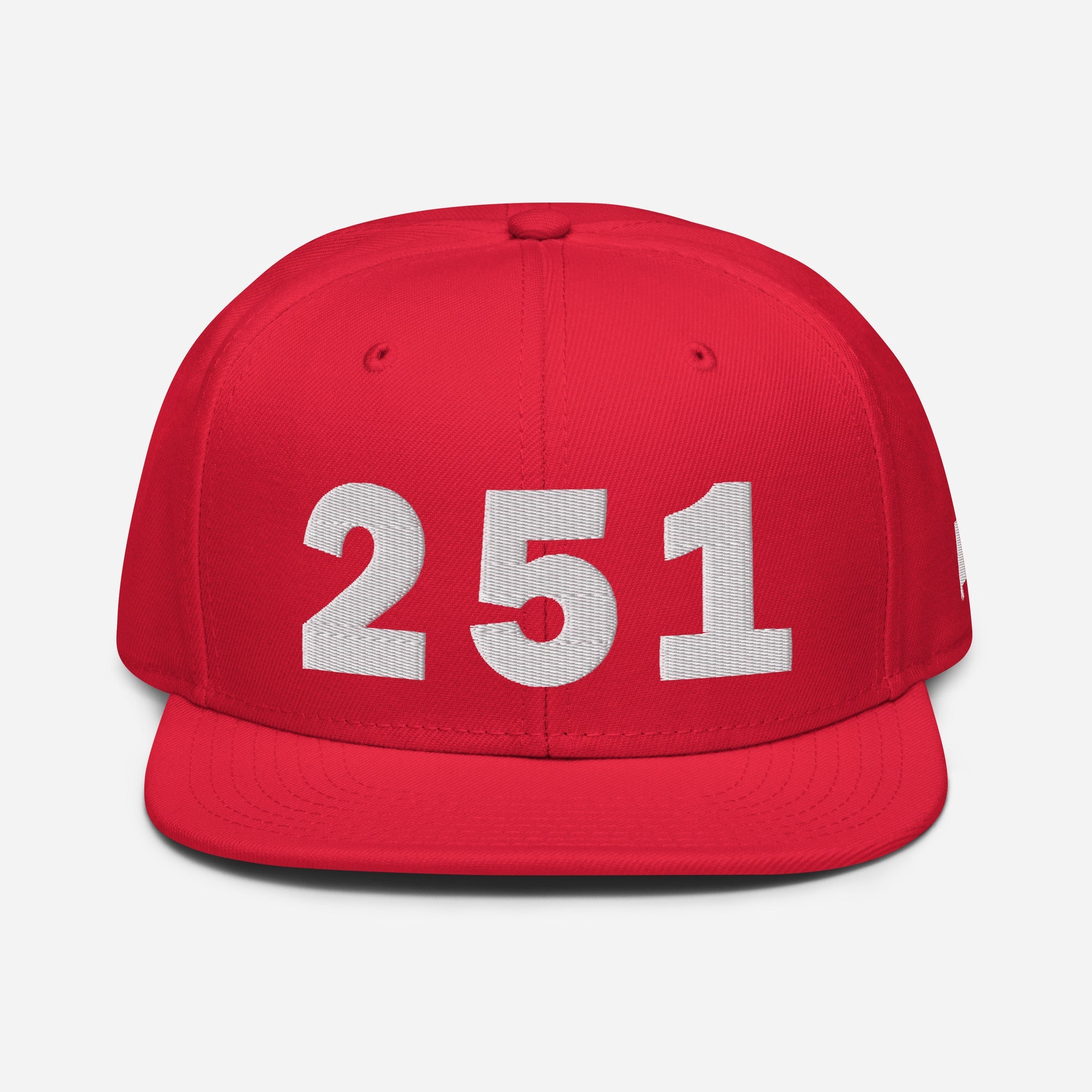 251 Area Code Snapback Hat