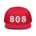 808 Area Code Snapback Hat