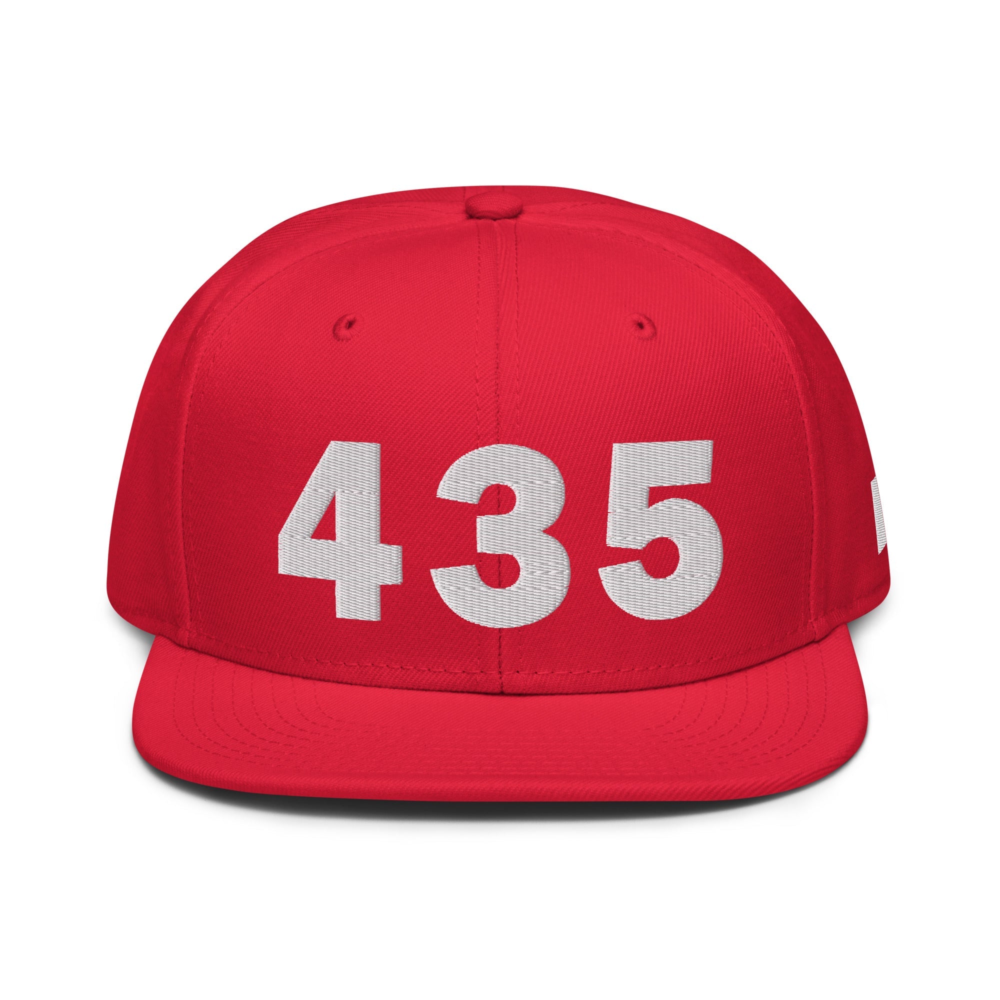 435 Area Code Snapback Hat
