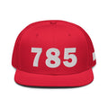 785 Area Code Snapback Hat