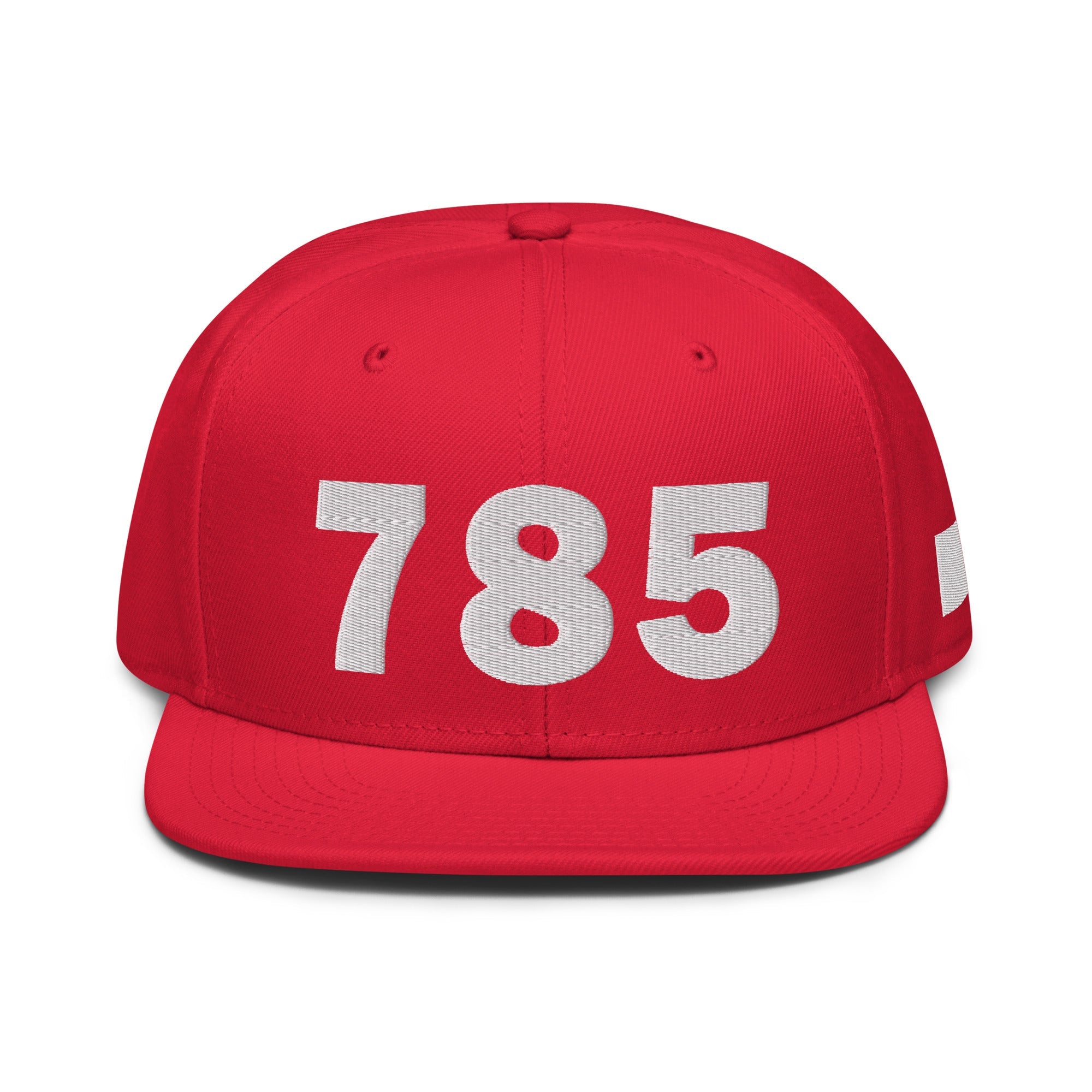 785 Area Code Snapback Hat