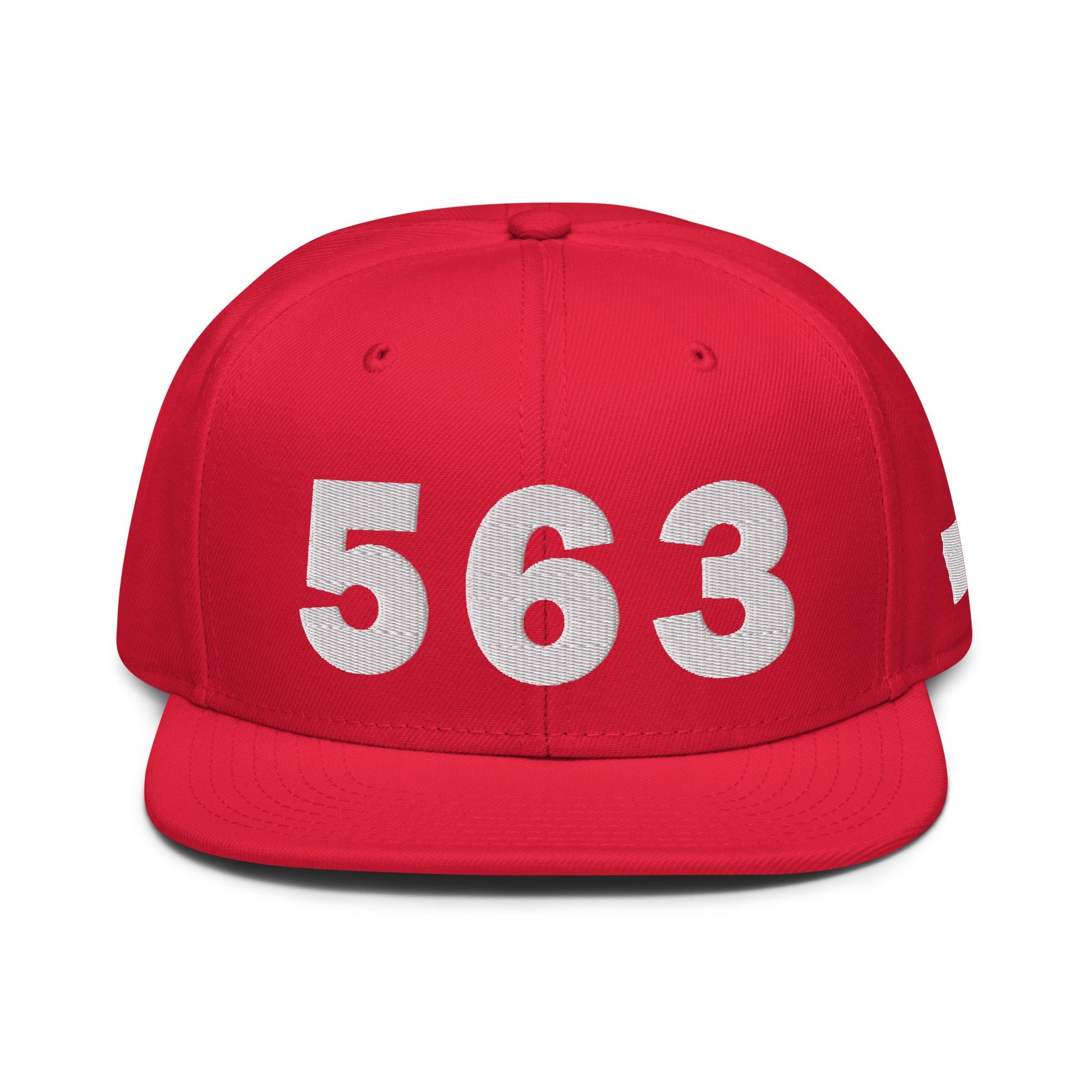 563 Area Code Snapback Hat