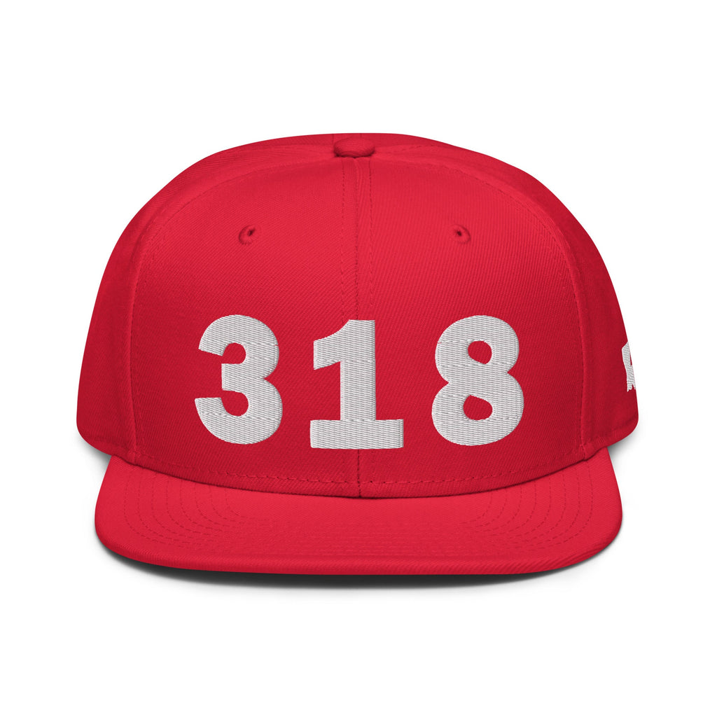 318 Area Code Snapback Hat