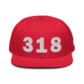 318 Area Code Snapback Hat