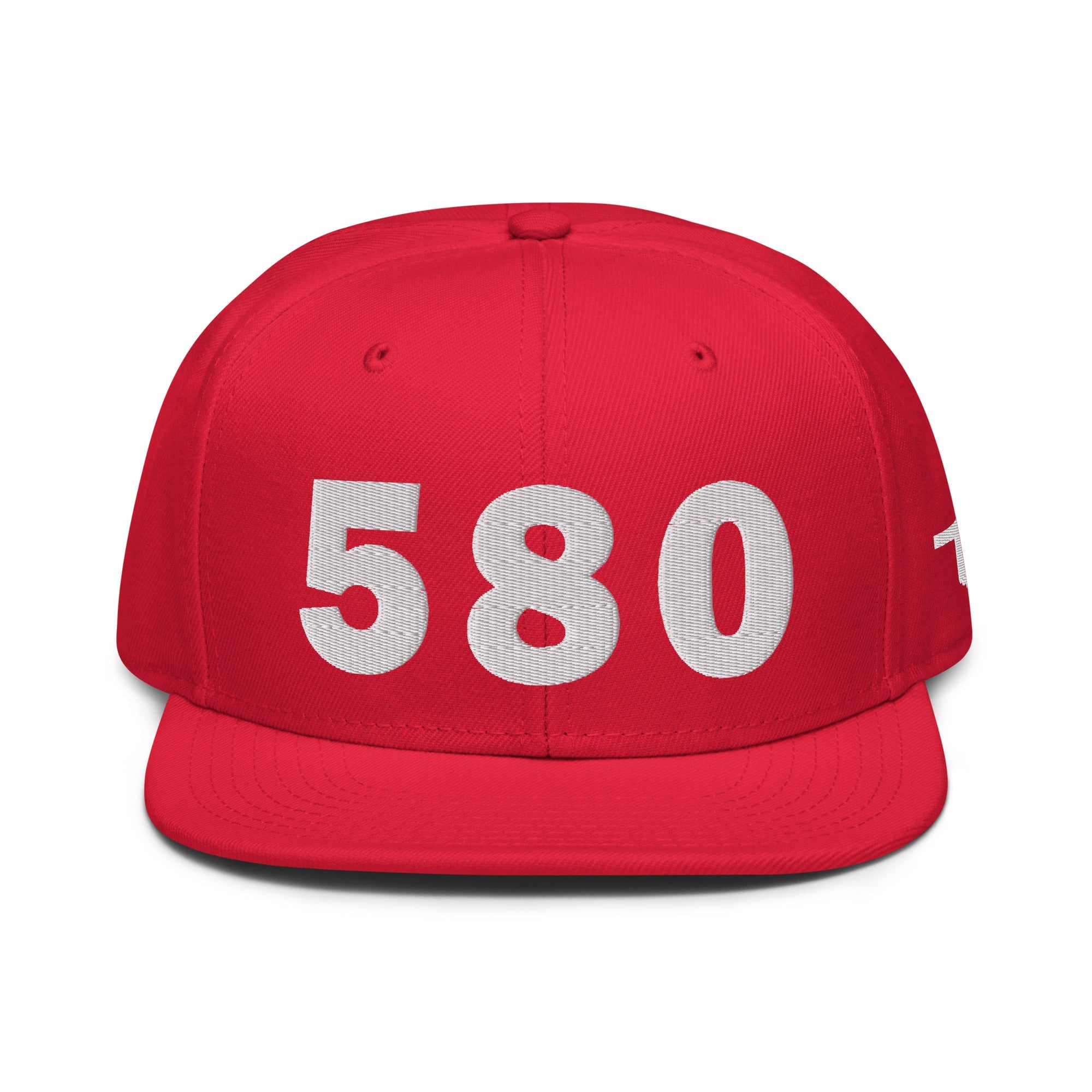 580 Area Code Snapback Hat