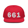661 Area Code Snapback Hat
