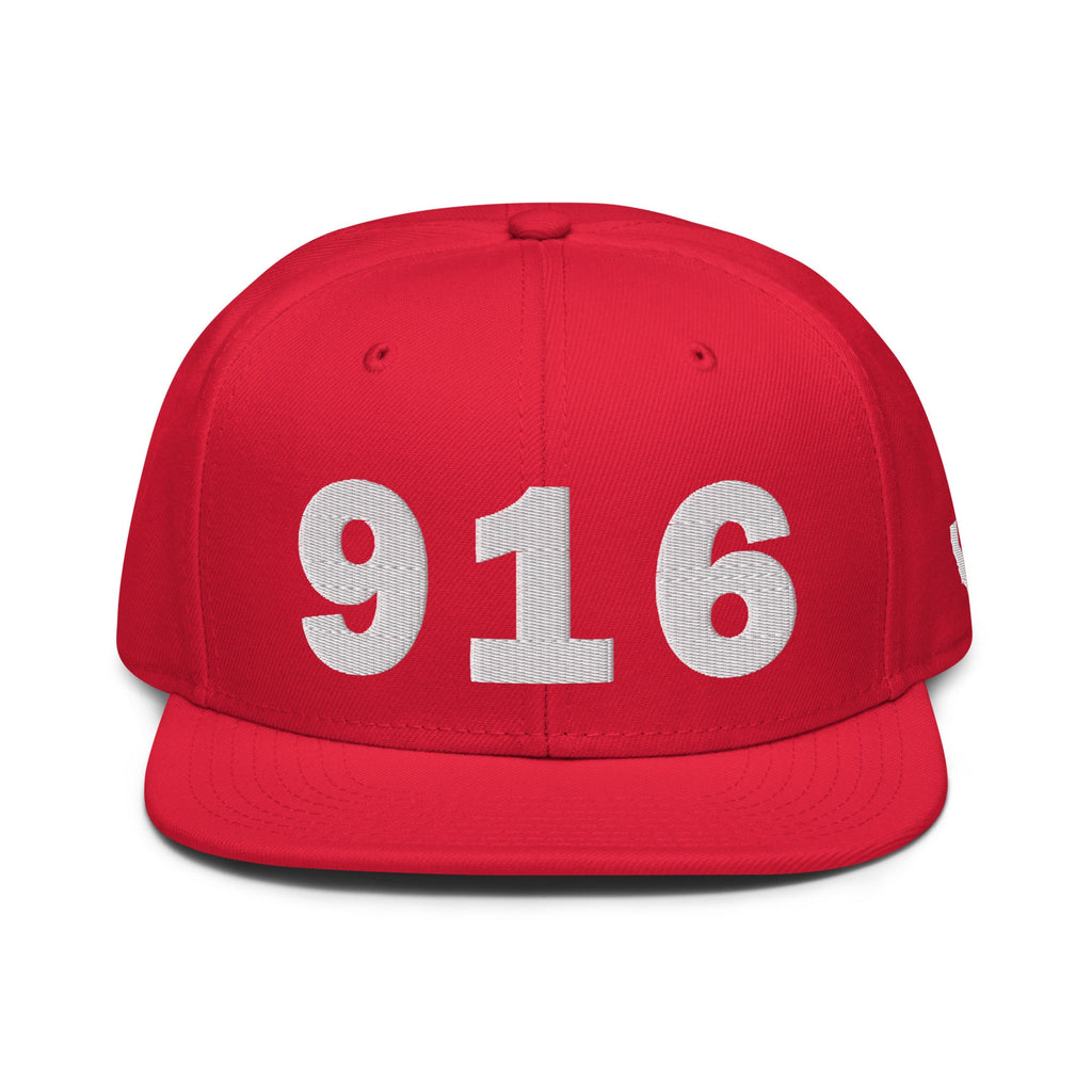 916 Area Code Snapback Hat