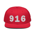 916 Area Code Snapback Hat
