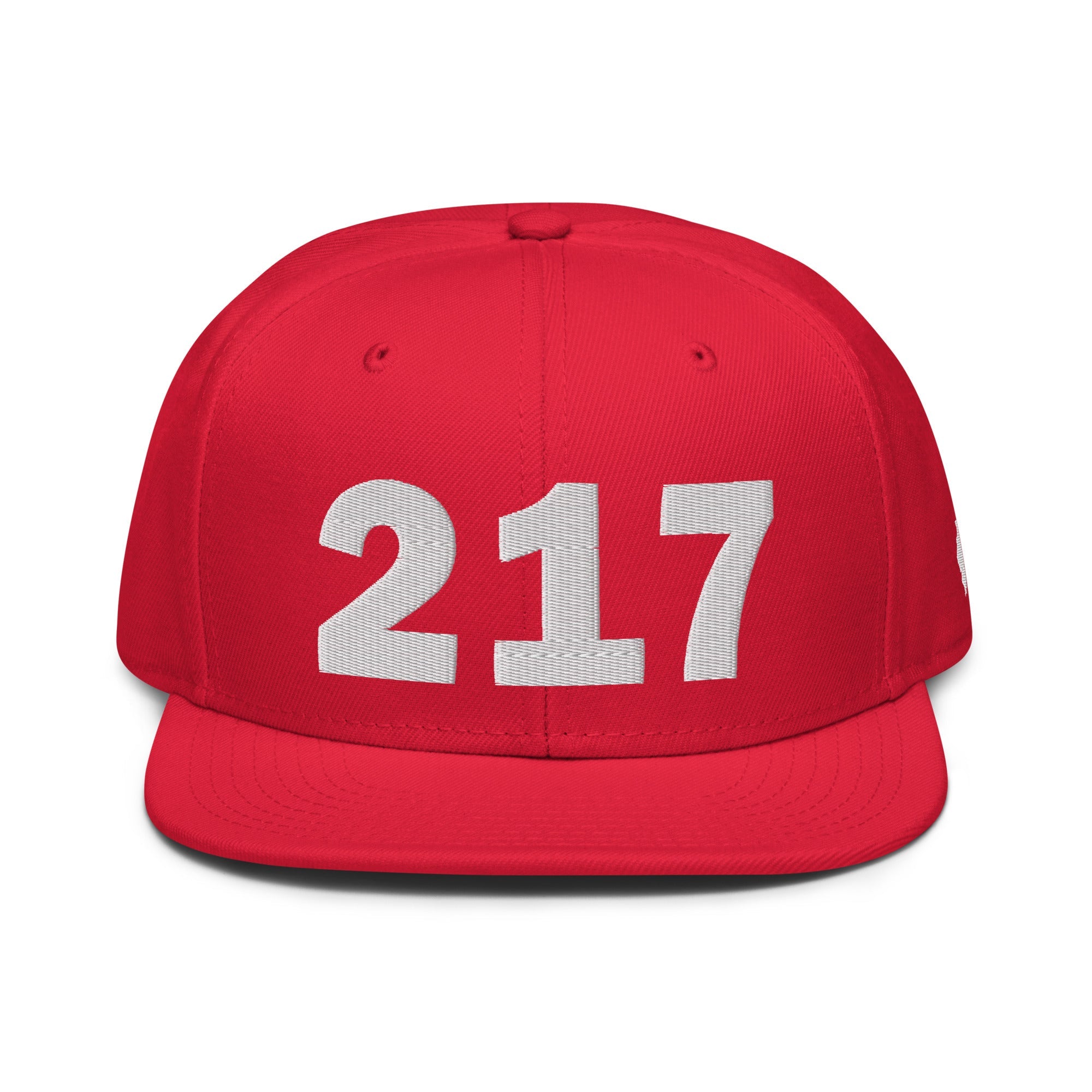 217 Area Code Snapback Hat