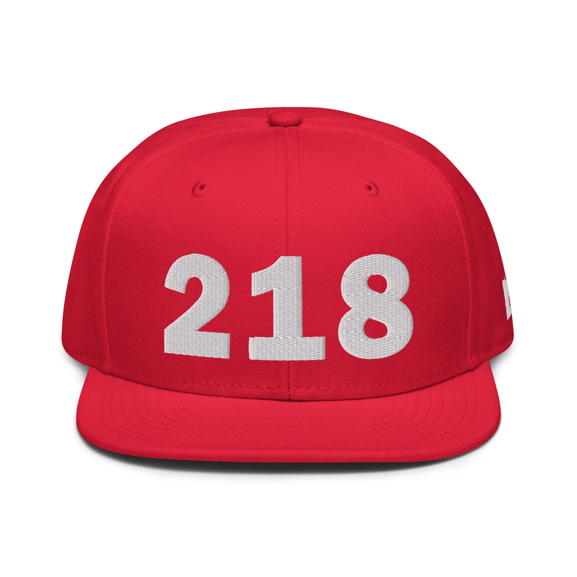 218 Area Code Snapback Hat