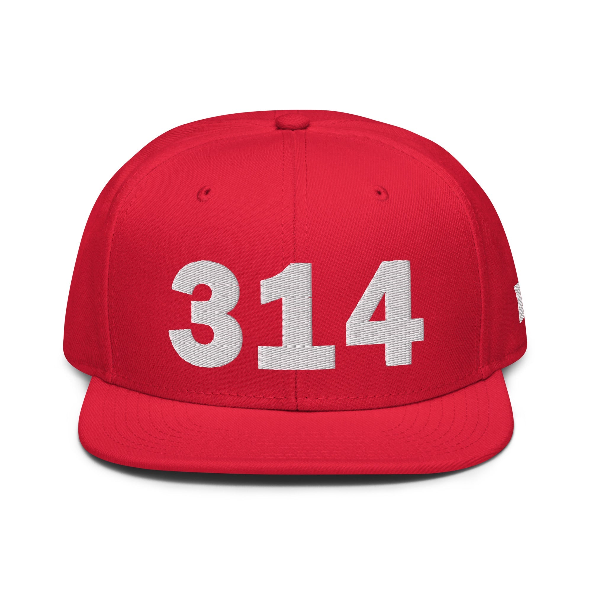 314 Area Code Snapback Hat
