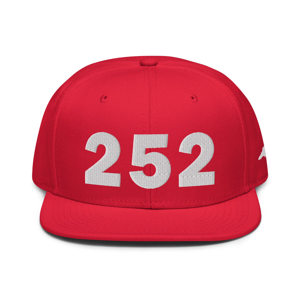 252 Area Code Snapback Hat