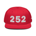 252 Area Code Snapback Hat