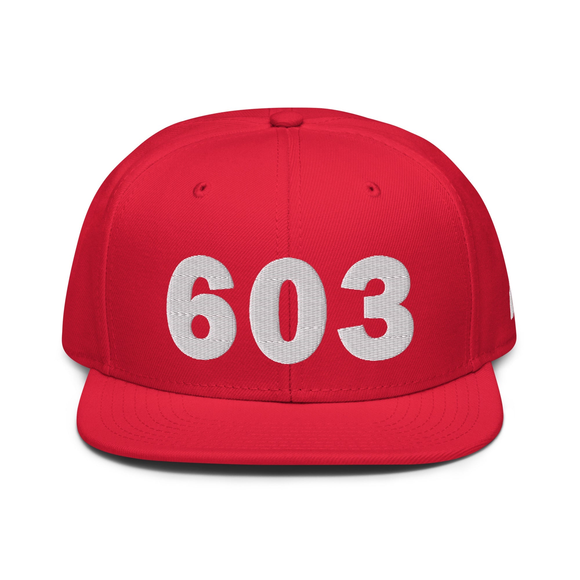 603 Area Code Snapback Hat