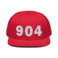 904 Area Code Snapback Hat