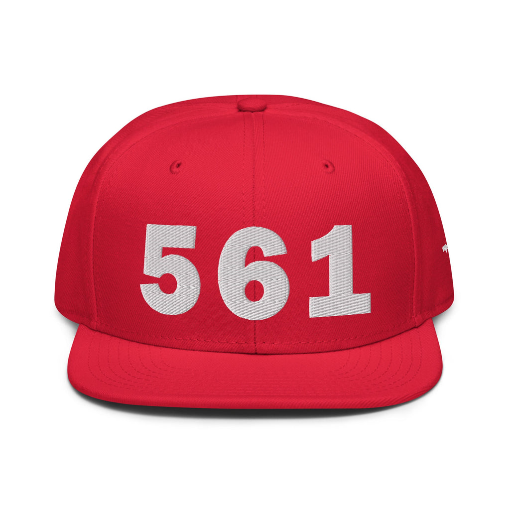 561 Area Code Snapback Hat