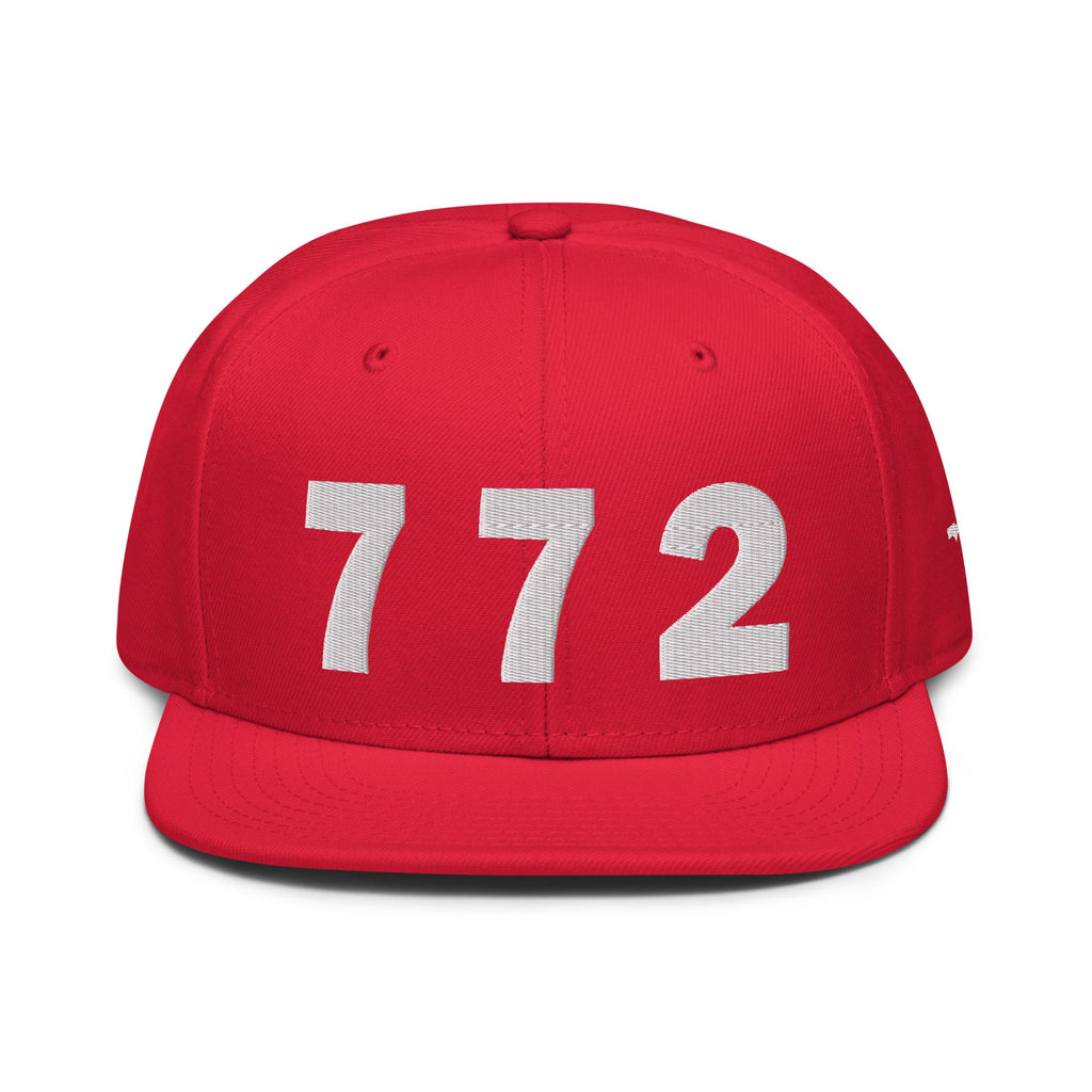 772 Area Code Snapback Hat