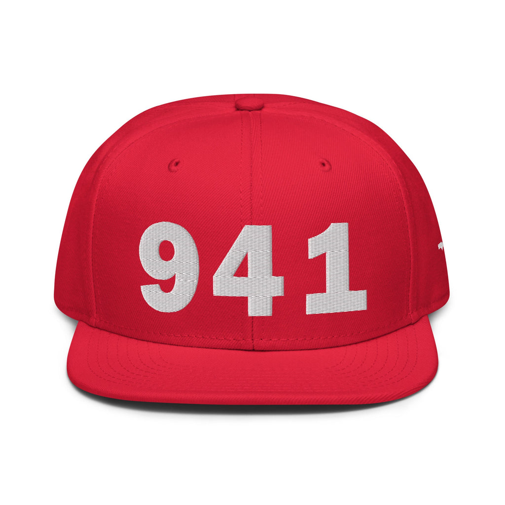 941 Area Code Snapback Hat