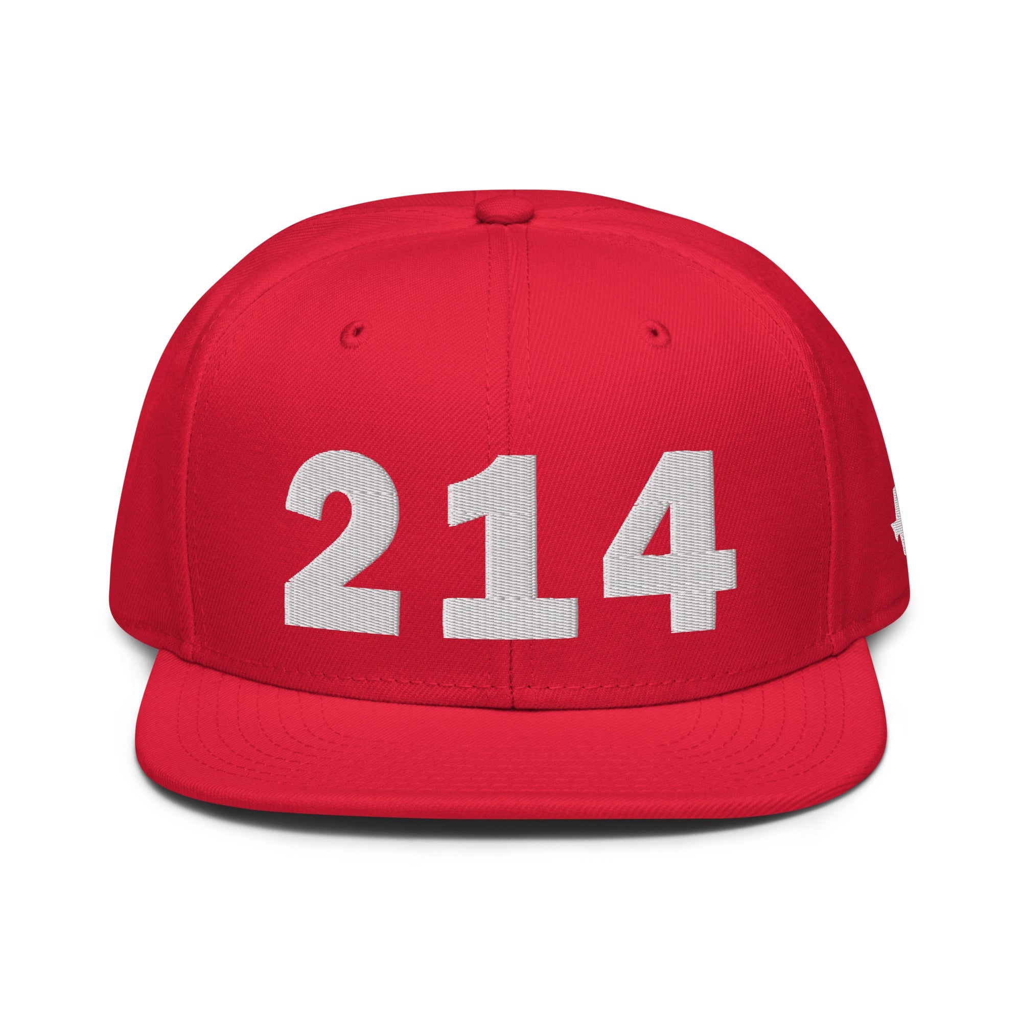 214 Area Code Snapback Hat