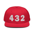 432 Area Code Snapback Hat