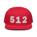 512 Area Code Snapback Hat
