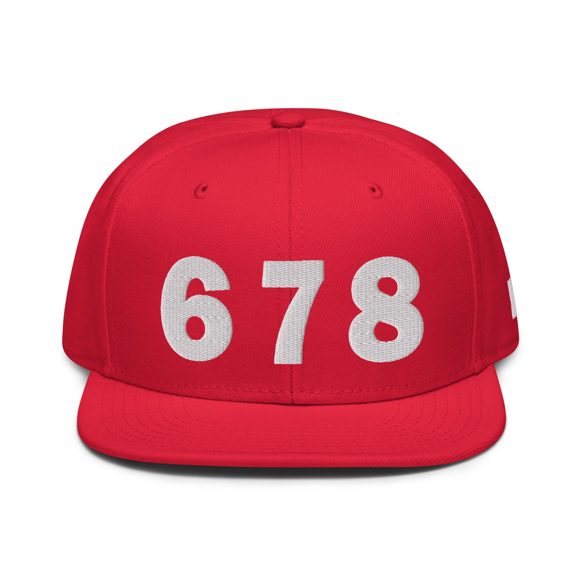 678 Area Code Snapback Hat