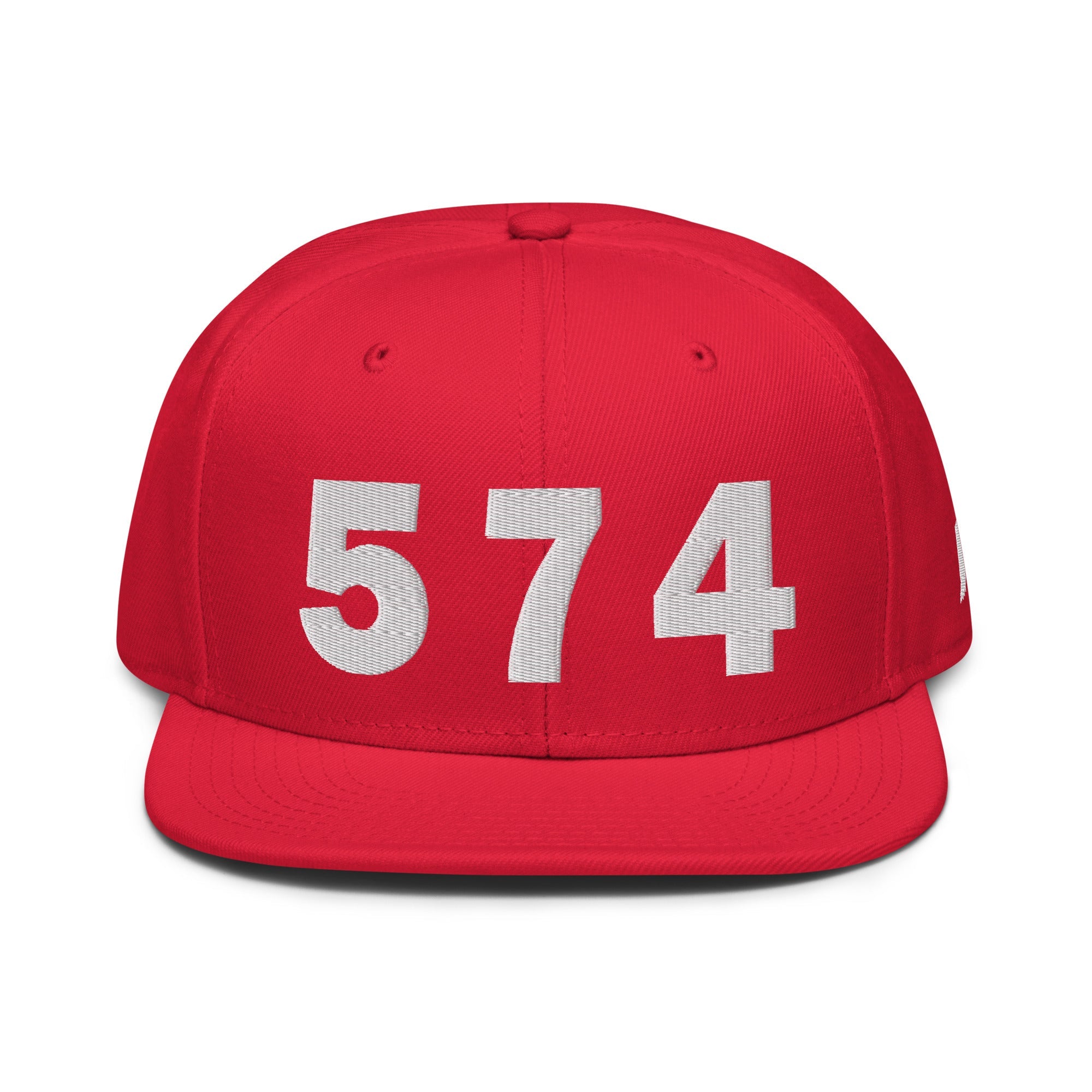 574 Area Code Snapback Hat