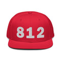 812 Area Code Snapback Hat