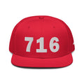 716 Area Code Snapback Hat