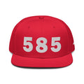 585 Area Code Snapback Hat
