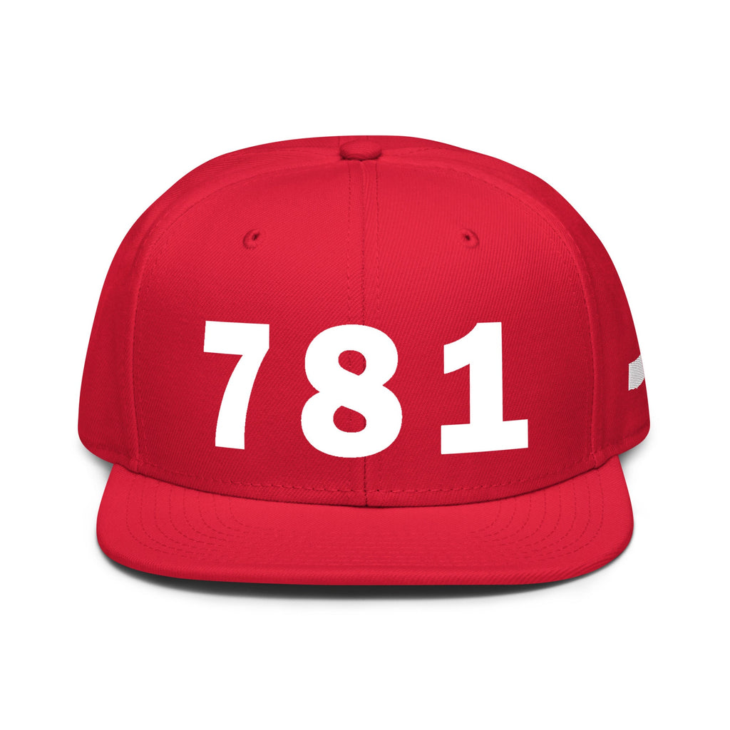781 Area Code Snapback Hat