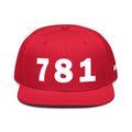 781 Area Code Snapback Hat