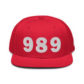 989 Area Code Snapback Hat